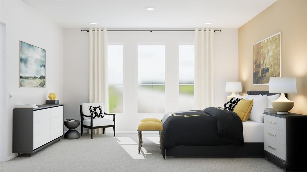 Furnished interior view inside a new home in The Preserve at Rosenberg, Rosenberg (Image 7).
