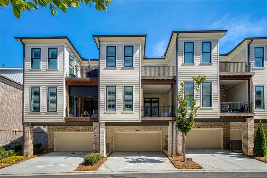 Front exterior of a new home in , Alpharetta, GA, highlighting curb appeal (Image 27).