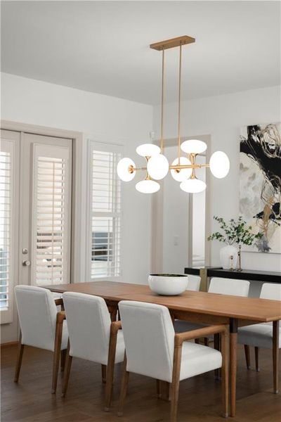 Furnished interior view inside a new home in , Marietta (Image 67). Furnished interior view inside a new home in , Marietta (Image 67).