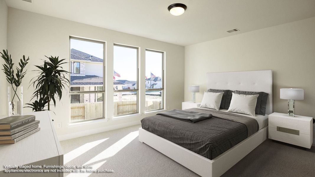 Furnished interior view inside a new home in Lariat 50', Liberty Hill (Image 5).