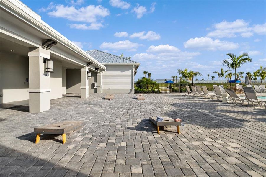 Exterior details and patio area of a home in , Lakewood Ranch (Image 29).