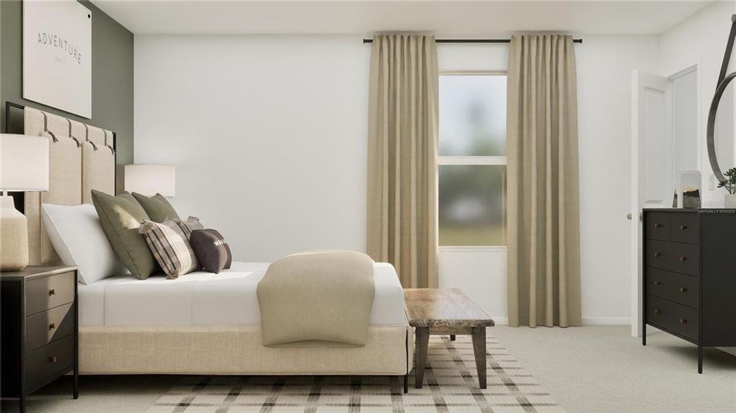 Furnished interior view inside a new home in Crosswinds, Haines City (Image 24).