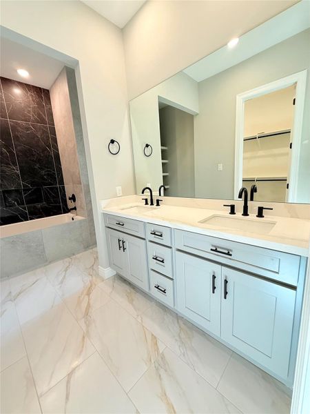 Furnished interior view inside a new home in , New Caney (Image 6).