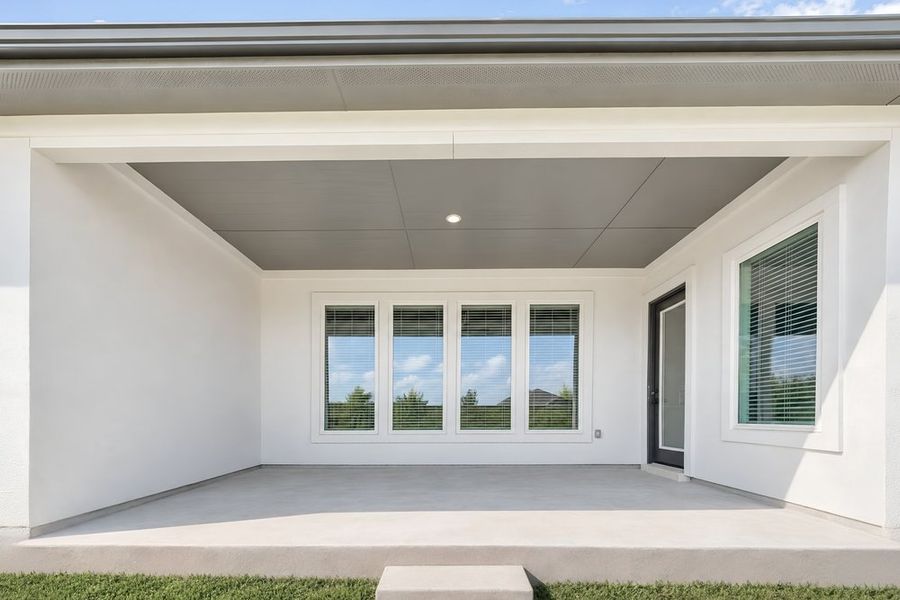 Exterior details and patio area of a home in Silverleaf, Cedar Creek (Image 3). Exterior details and patio area of a home in Silverleaf, Cedar Creek (Image 3).