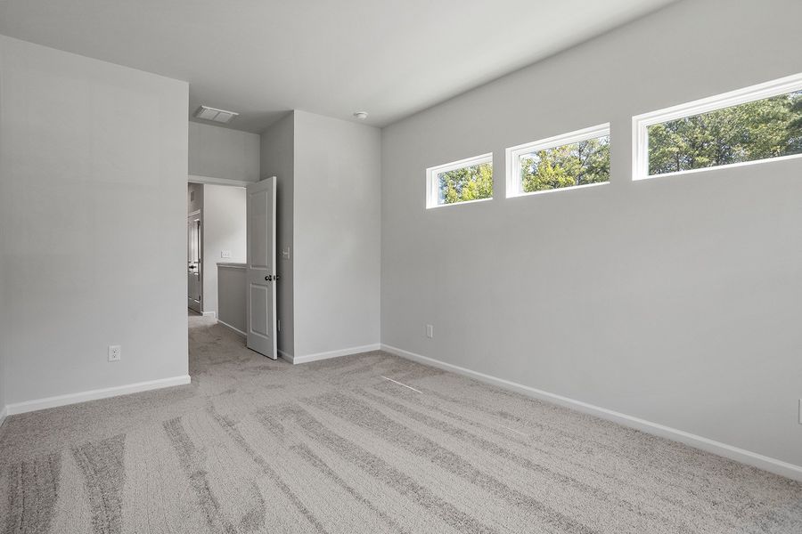 Spacious, unfurnished interior of a new home in Renaissance at White Oak, Garner (Image 17). Spacious, unfurnished interior of a new home in Renaissance at White Oak, Garner (Image 17).