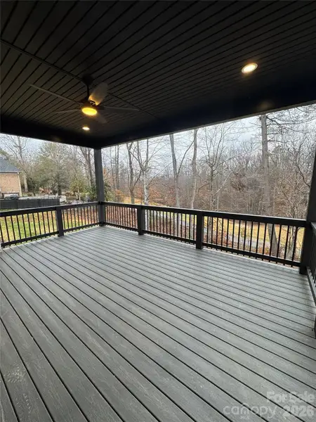Exterior details and patio area of a home in , Hickory (Image 27).