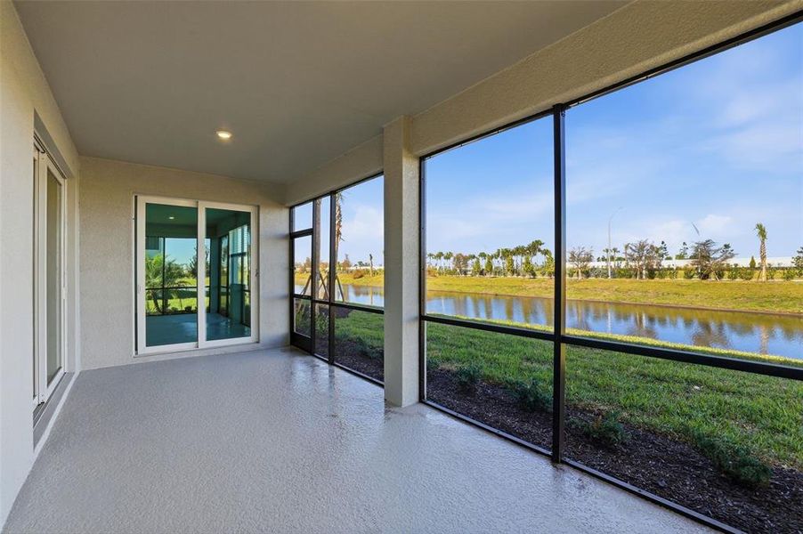 Exterior details and patio area of a home in Calusa Country Club, Lakewood Ranch (Image 2).