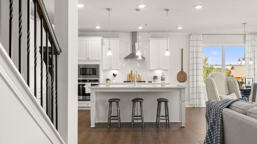 Furnished interior view inside a new home in Thalley Creek Estates, Cumming (Image 9).