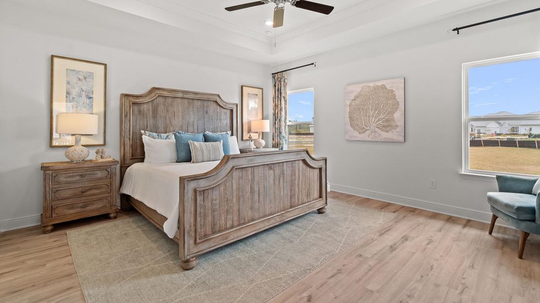Representative furnished interior of a home built from the McKenzie by D.R. Horton in Holley Grove at Peach Creek - Waterfront Homes, Santa Rosa Beach (Image 14).