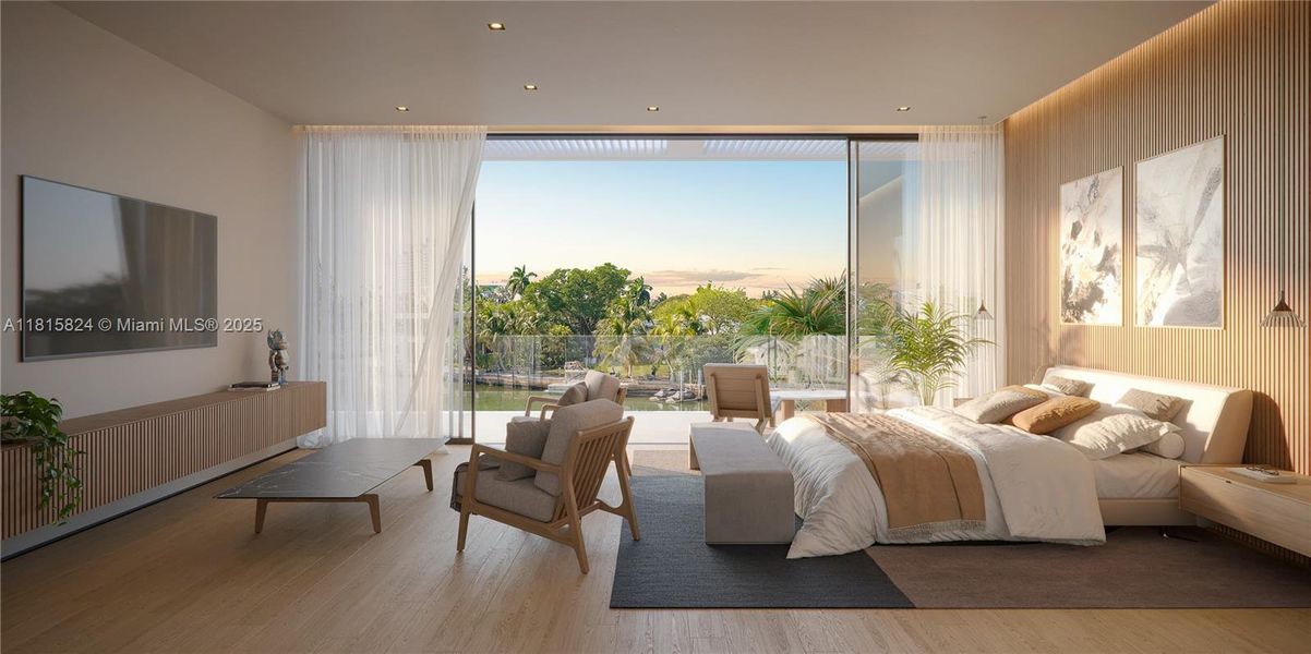 Furnished interior view inside a new home in , Miami (Image 3). Furnished interior view inside a new home in , Miami (Image 3).