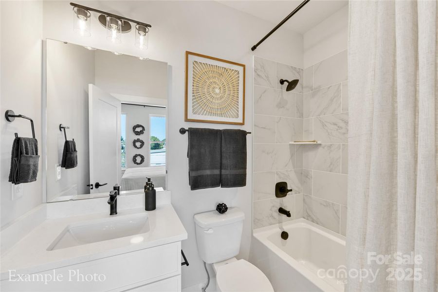 Furnished interior view inside a new home in , Charlotte (Image 5). Furnished interior view inside a new home in , Charlotte (Image 5).