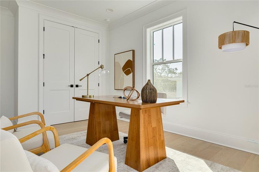 Furnished interior view inside a new home in , St. Petersburg (Image 11).