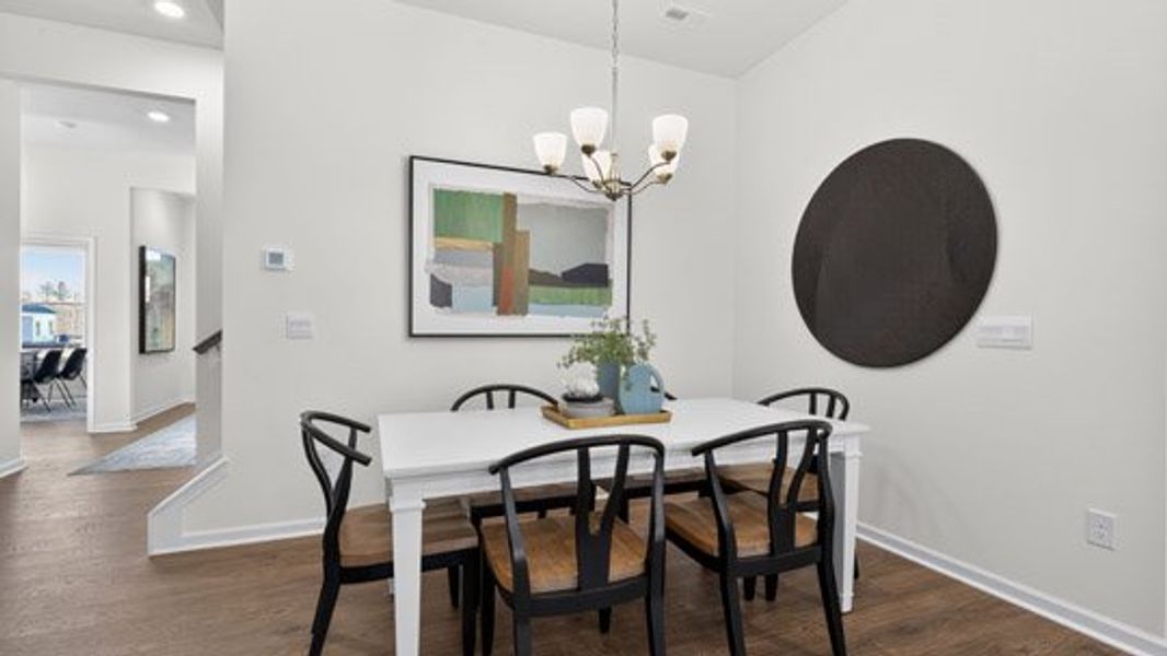 Representative furnished interior of a home built from the Azalea by D.R. Horton in The Villas at Galvins Ridge, Sanford (Image 20).