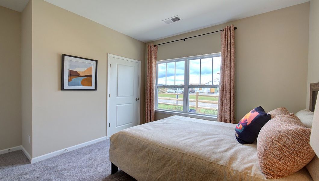 Furnished interior view inside a new home in Tap Root Farms, Fletcher (Image 26). Furnished interior view inside a new home in Tap Root Farms, Fletcher (Image 26).