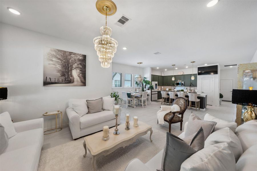 Furnished interior view inside a new home in Audubon - Terrace Collection, Magnolia (Image 36).