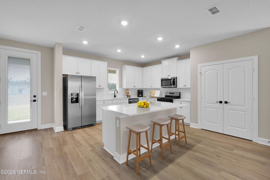 Furnished interior view inside a new home in Jennings Farm, Middleburg (Image 3).