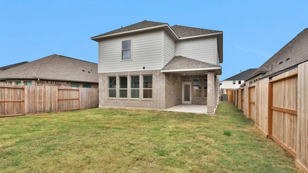 Exterior details and patio area of a home in Candela South, Richmond (Image 4). Exterior details and patio area of a home in Candela South, Richmond (Image 4).