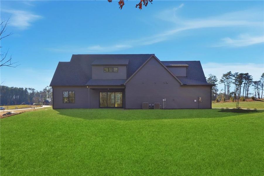 Exterior details and patio area of a home in , Rydal (Image 32).