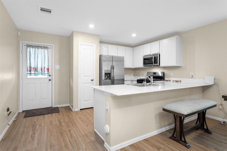 Furnished interior view inside a new home in , Sealy (Image 14). Furnished interior view inside a new home in , Sealy (Image 14).