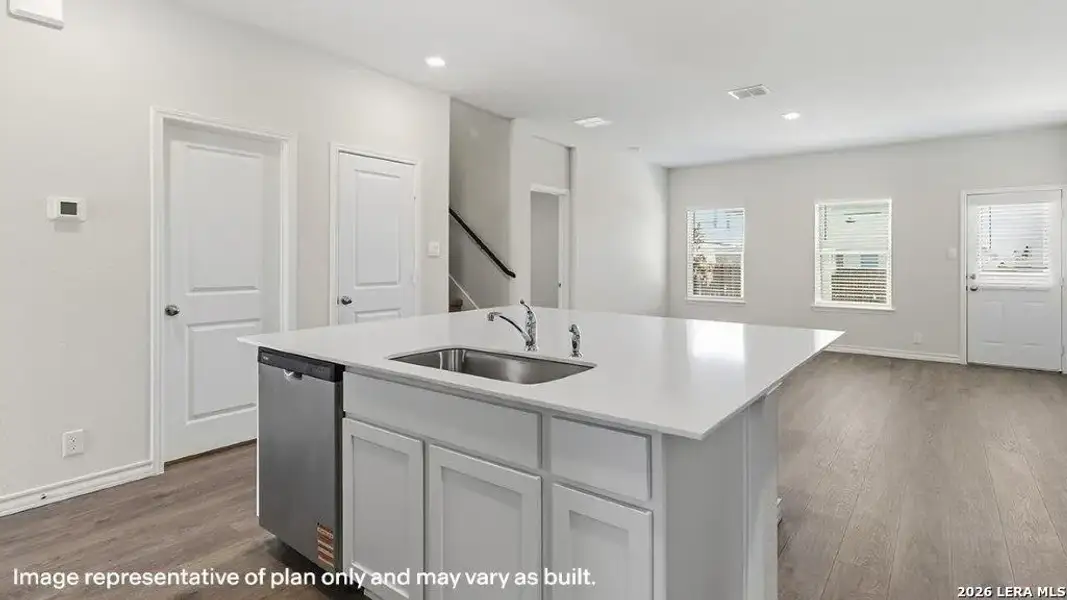 Furnished interior view inside a new home in Brookstone Creek, San Antonio (Image 12).
