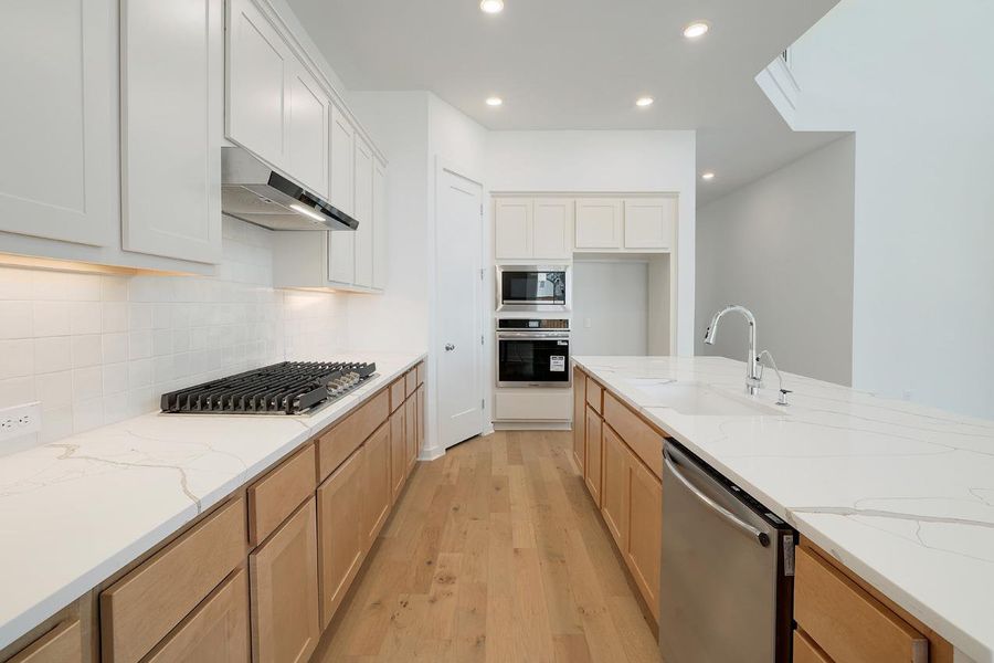 Furnished interior view inside a new home in Lariat, Liberty Hill (Image 4).