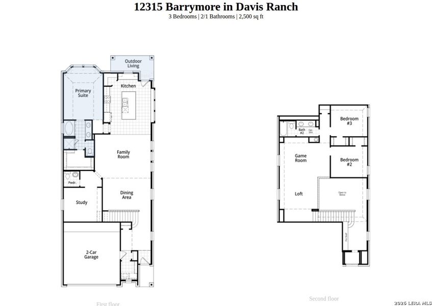 2D floor plan layout of this home in Davis Ranch, San Antonio, TX (Image 4). 2D floor plan layout of this home in Davis Ranch, San Antonio, TX (Image 4).