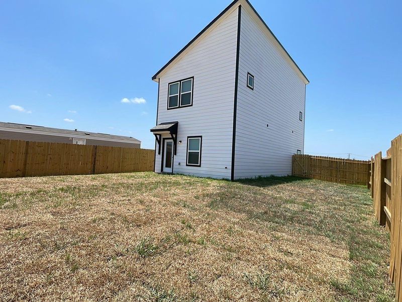 Exterior details and patio area of a home in , Cleveland (Image 3). Exterior details and patio area of a home in , Cleveland (Image 3).