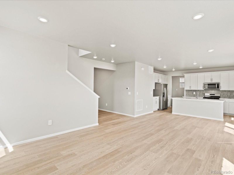 Spacious, unfurnished interior of a new home in Revere at Johnstown, Johnstown (Image 39). Spacious, unfurnished interior of a new home in Revere at Johnstown, Johnstown (Image 39).