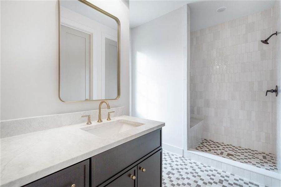 Furnished interior view inside a new home in , Atlanta (Image 12).