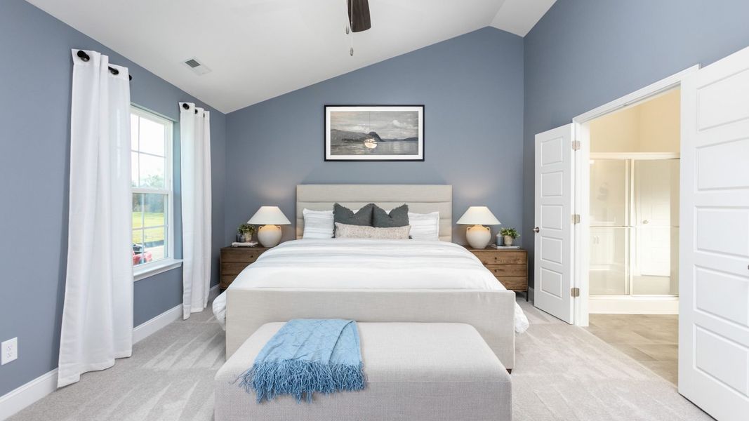 Furnished interior view inside a new home in Royal Pines, Trinity (Image 6).