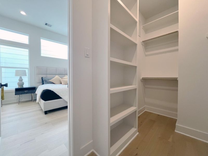 Furnished interior view inside a new home in Yale Terrace, Houston (Image 25). Furnished interior view inside a new home in Yale Terrace, Houston (Image 25).