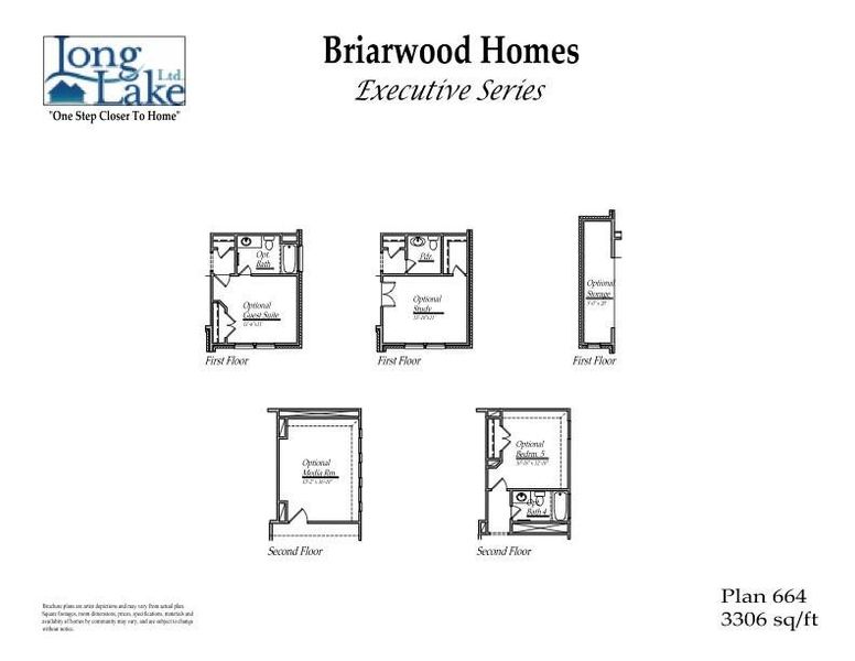 These are additional options for the 664 floor plan.