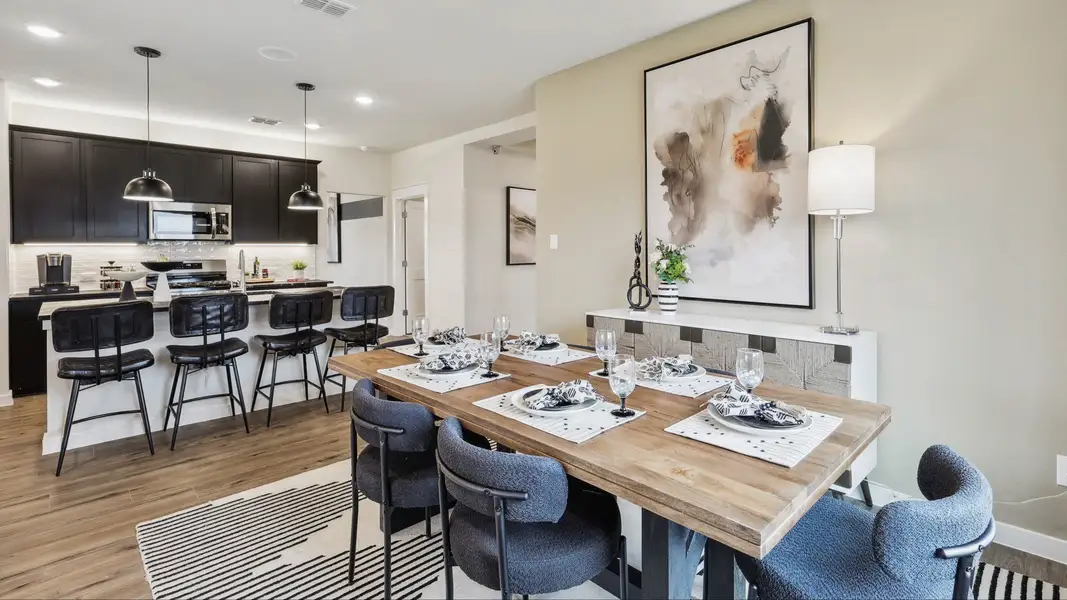 Representative furnished interior of a home built from the Paramount by DRB Homes in Morningside, Josephine (Image 4).