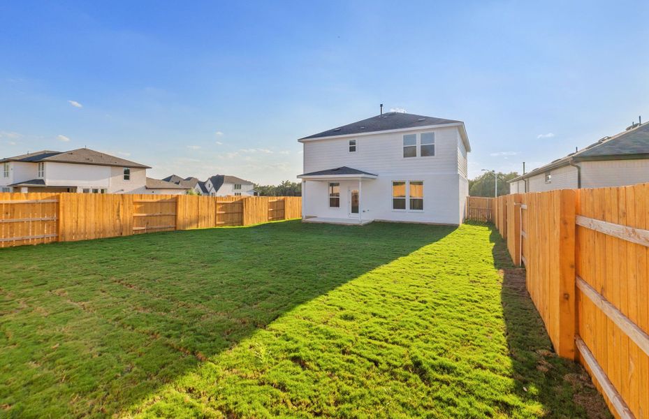 Exterior details and patio area of a home in Woodside, Georgetown (Image 23).