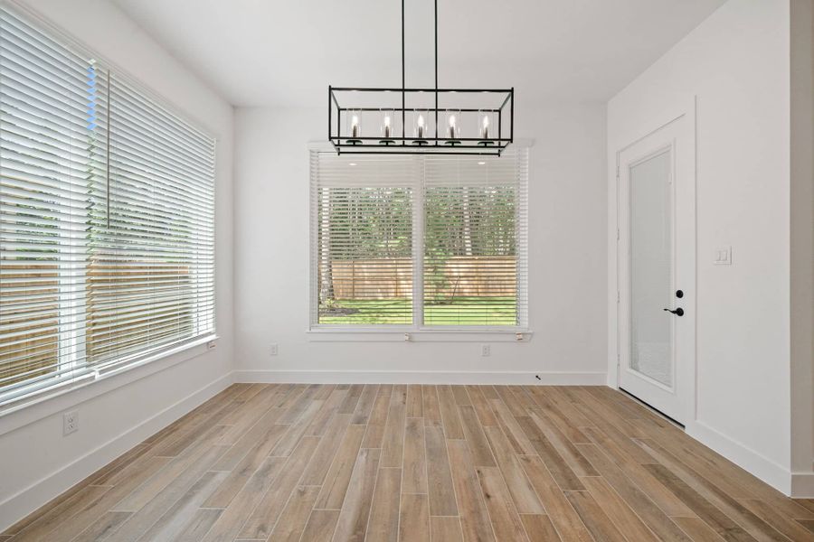 Representative unfurnished interior of a home built from the Waterloo – 60′ Lot by Chesmar Homes in Lakes of Cane Island, Katy (Image 13).