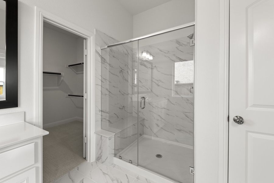 Furnished interior view inside a new home in Creekview Meadows, Pilot Point (Image 9).