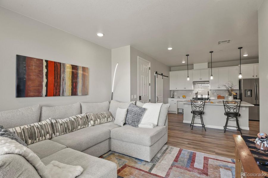 Furnished interior view inside a new home in Stonegate Condos, Parker (Image 8).