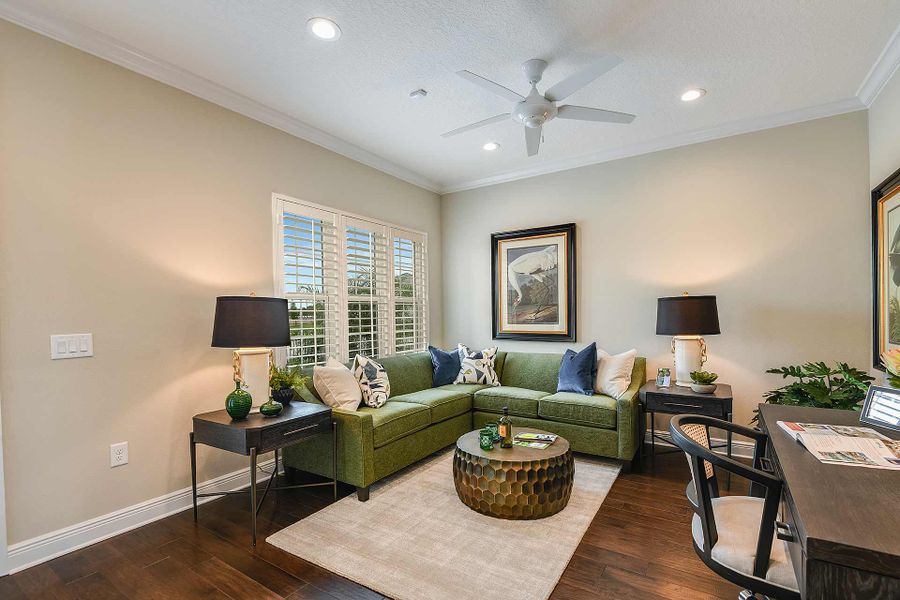 Furnished interior view inside a new home in Wildleaf, Parrish (Image 7).