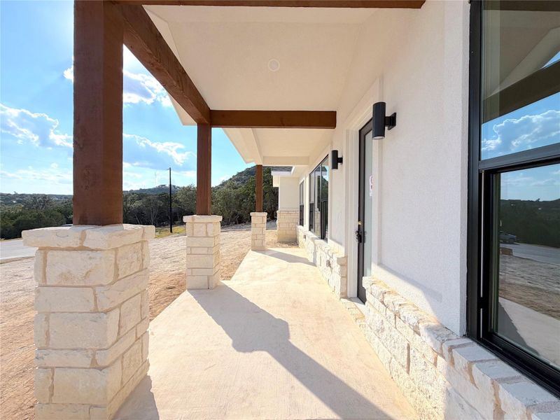 Exterior details and patio area of a home in , Canyon Lake (Image 1). Exterior details and patio area of a home in , Canyon Lake (Image 1).