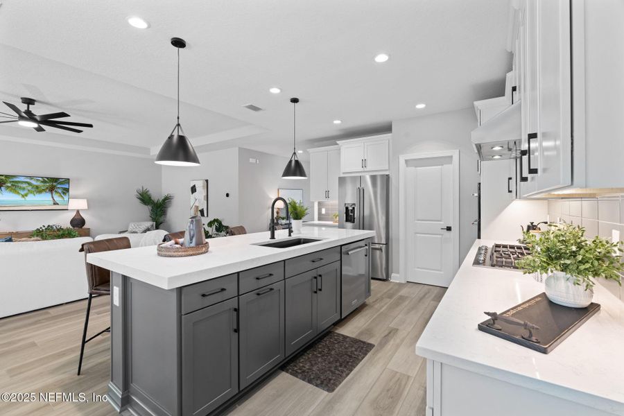 Furnished interior view inside a new home in , St. Augustine (Image 40).