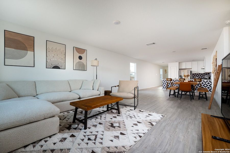 Furnished interior view inside a new home in Silos: Cottage Collection, San Antonio (Image 14).