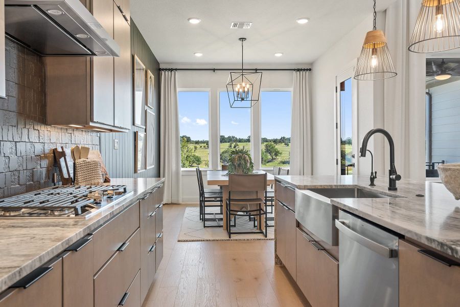 Furnished interior view inside a new home in Lagos Reserve, Manor (Image 14).