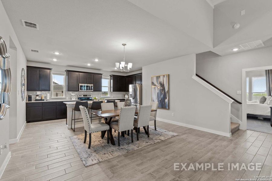 Furnished interior view inside a new home in Hannah Heights, Seguin (Image 8).