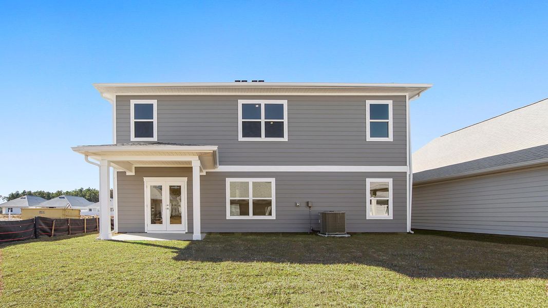 Representative exterior details of a home built from the Carol by D.R. Horton in Bayside at Ward Creek, Panama City Beach (Image 3). Representative exterior details of a home built from the Carol by D.R. Horton in Bayside at Ward Creek, Panama City Beach (Image 3).