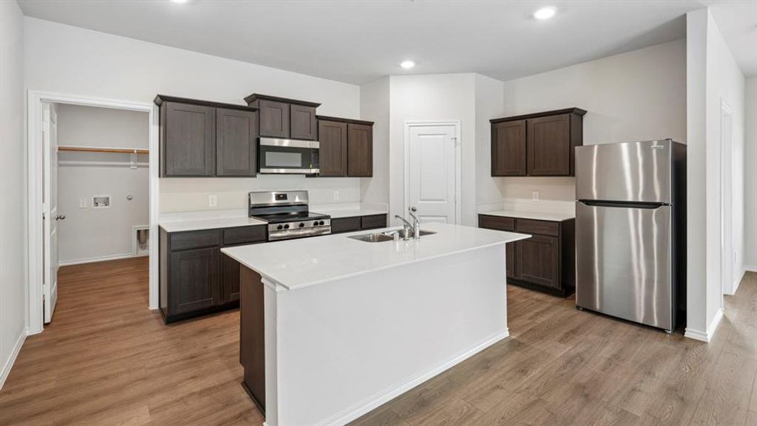 Furnished interior view inside a new home in Frontier Pointe, Princeton (Image 9).