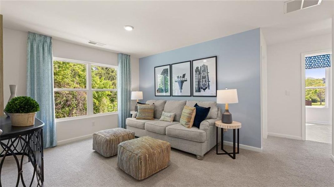 Furnished interior view inside a new home in Preserve at Dove Creek, Statham (Image 27).