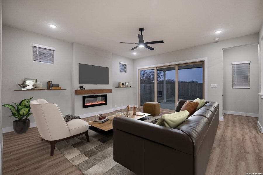 Furnished interior view inside a new home in The Reserve at Potranco Oaks, Castroville (Image 8).
