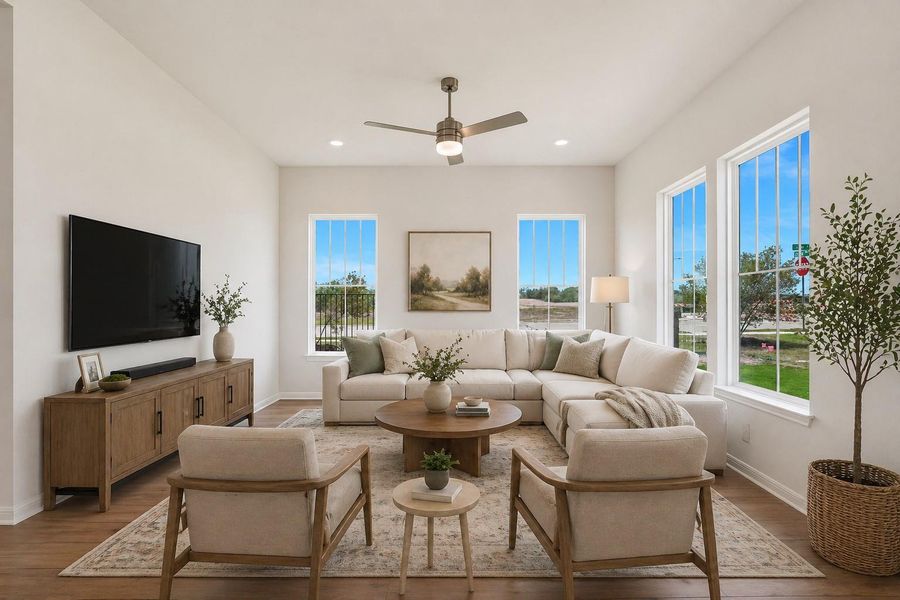 *Virtually Staged Family Room*