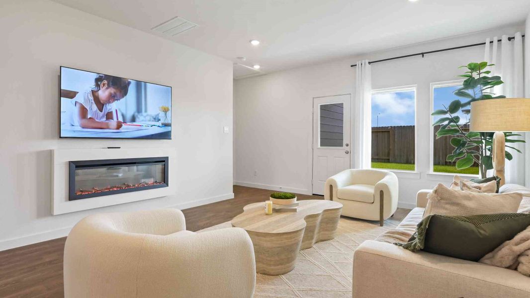 Furnished interior view inside a new home in Emberly, Beasley (Image 15).