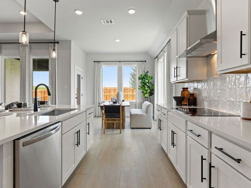 Furnished interior view inside a new home in Mercer Meadows, Royse City (Image 25). Furnished interior view inside a new home in Mercer Meadows, Royse City (Image 25).